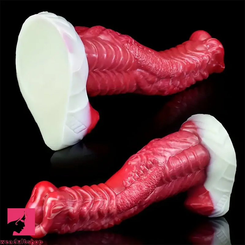 8.15in 9.29in 10.63in Soft Silicone Thick Fantasy Monster Orgasm Dildo