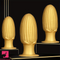 5.9in 6.7in 8.07in Silicone Corn Anal Plug Golden Fat Thick Real Dildo