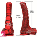 9.72in Realistic Horse Silicone Monster Cock Animal Big Cock Dildo