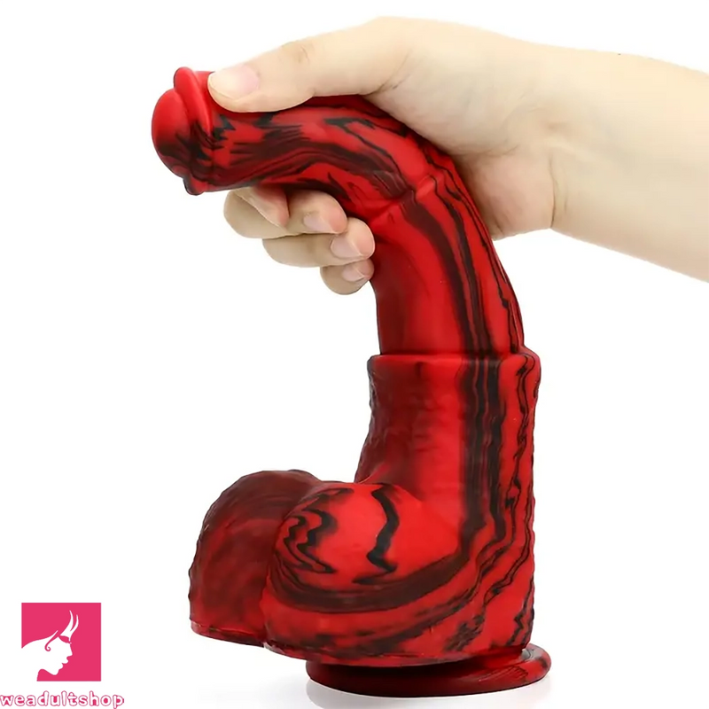 10.03in Realistic Horse Silicone Fantasy Flexible Big Dildo For Orgasm