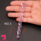 3.74in Threaded Glass Small Dildo G-spot Stimulator For Anal Orgasm