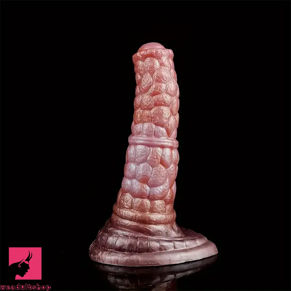 7.08in Fantasy Silicone Soft Dildo Scale Animal Penis Female Love Toy