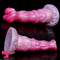 9.3in Alien Anal Big Silicone Soft G Spot Dildo With Suction Cup Massage