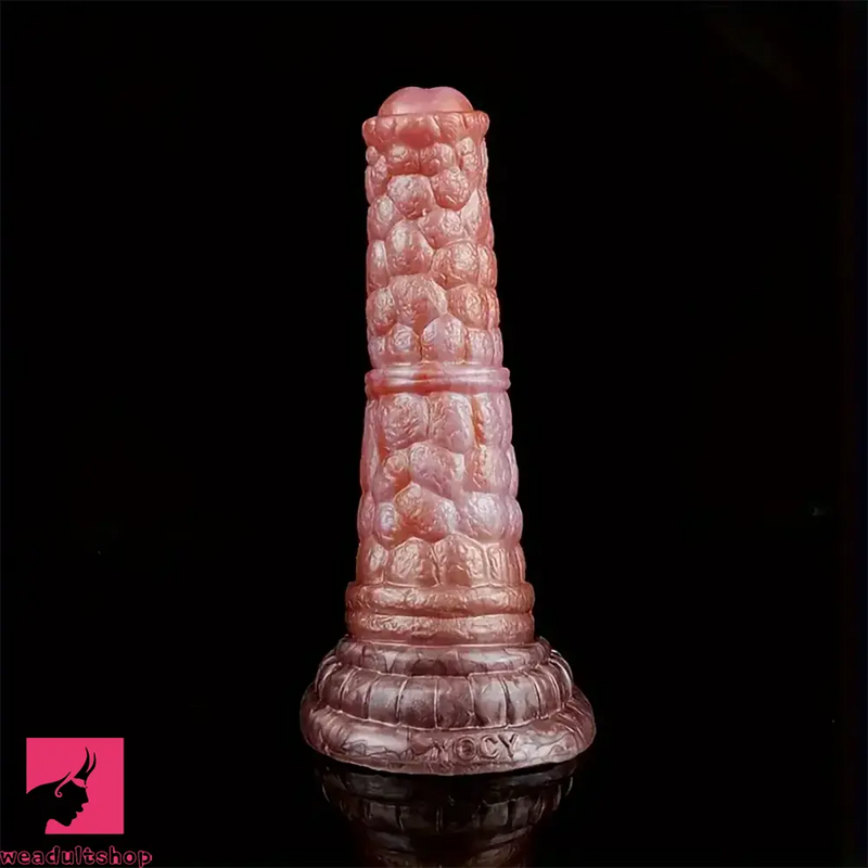 7.08in Fantasy Silicone Soft Dildo Scale Animal Penis Female Love Toy