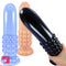 9.8in Spiked Huge Anal Suction Cup Dildo Butt Plug For Adult Sex