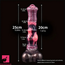 9.84in Realistic Silicone Soft Horse Cock Dildo For Lesbian Vagina