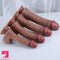 7.09in 8.07in 9.06in 10.24in Realistic Silicone Soft Large Dildo For Love