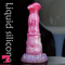 9.3in Alien Anal Big Silicone Soft G Spot Dildo With Suction Cup Massage