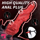 9.44in Deep Sea Tentacle Knot Silicone Large Soft Big Adult Dildo