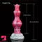 8.07in Big Knot Soft Glue Silicone Dildo For Prostatic Clitoris Orgasm