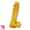 10in Big Silicone Soft Cock Thick Lifelike Skin Touching Strap on Dildo