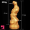 7.75in Monster Golden Dragon Fantasy Dildo For Women Sex Toy