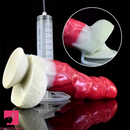 8.94in Fantasy Silicone Soft Ejaculating Big Dildo For Anal Adult