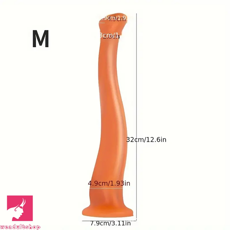 9.06in 12.6in 16.14in Long Huge Anal Plug Silicone Soft Alien Dildo