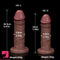 7.08in 8.07in Realistic Silicone Soft Big Anal Dildo With Blue Veins