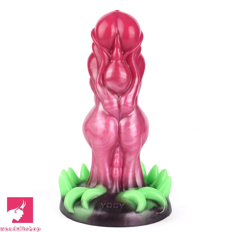 7.87in Monster Knot Exotic Silicone Alien Soft Anal Dildo Real Sex Toy