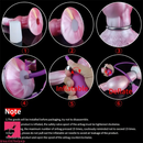 7.67in Fantasy Inflatable Silicone Soft Dildo Dog Knot Anal Female Dildo