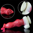 8.66in 9.45in 11.6in Large Dog Knot Silicone Soft Dildo For G-Spot Clit