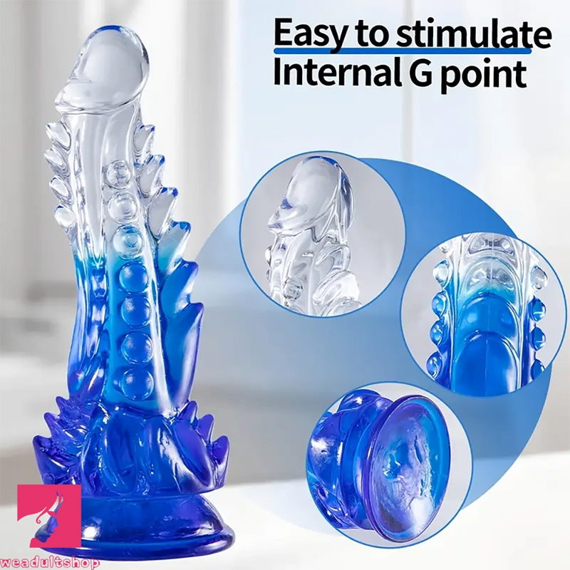 8.85in Realistic Dragon Weird Monster Dildo Suction Cup Adult Toy