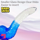 8.27in Soft Silicone Fantasy Gradient Jelly Dildo Masturbator Adult Toy