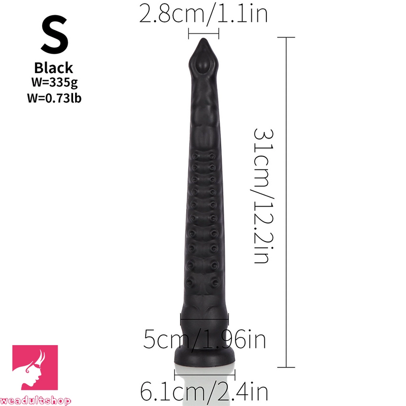 12.2in 17.51in 21.45in Long Tentacle Monster Huge Silicone Cock Dildo