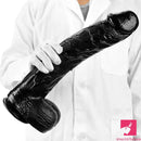 14.96in Women Men Big Black Thick Long Dildo Adult Sex Toy For Anus