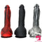 9.05in Premium Large Silicone Soft Mixed Color Dildo For Anus Clit