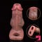 5.3in Lifelike Silicone Soft Dildo Sleeve With Big Knot Cock Extender