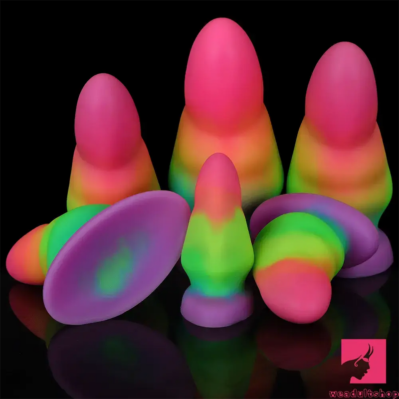 3.42in-7.2in Fantasy Small Silicone Soft Butt Plug Dildo For Clit Massage