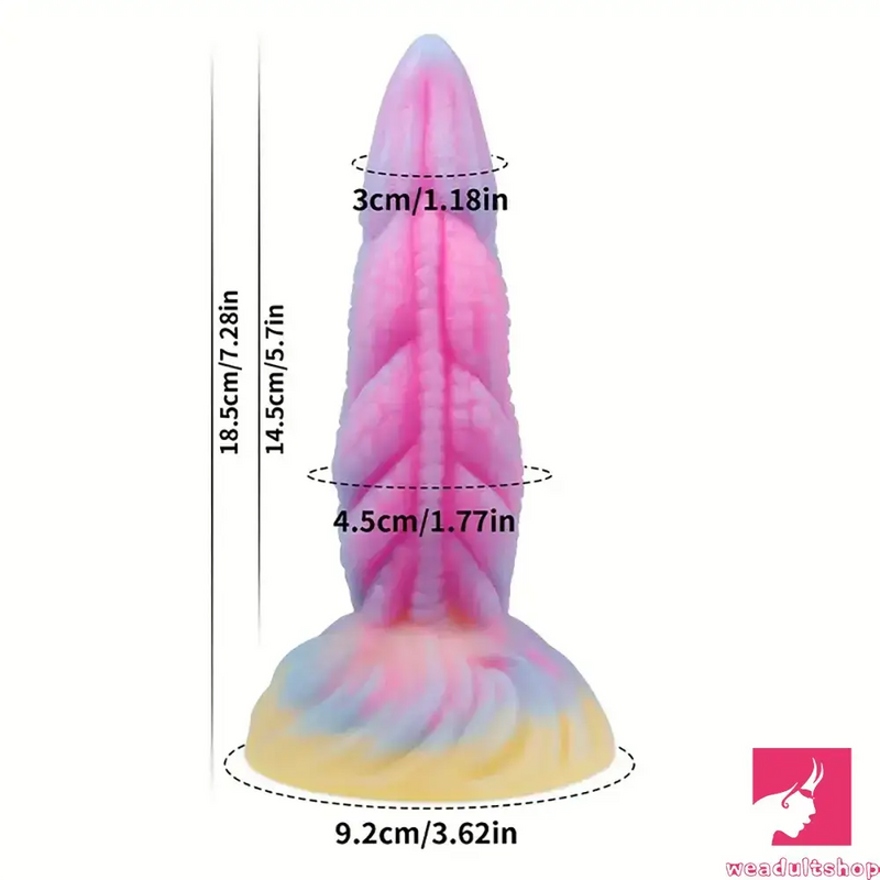 High-Quality Night-Glowing Liquid Silicone Odd Monster Dildo