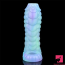 5.39in Lifelike Silicone Soft Dildo Sleeve Snake Luminous Cock Extender