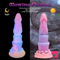 8.46in Fantasy Luminous Monster Silicone Soft Dildo Anal Clit Opener