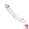 6.49in 8.26in Glass Dual Heads Dildo For Anal Vaginal Orgasm