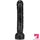 15.74in Extra Big Long Black Dildo Real BDSM Sex Toy For G spot Anus