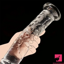 6.3in 7.1in 7.7in 8.5in 9.8in 12in Realistic Clear Suction Cup Dildo