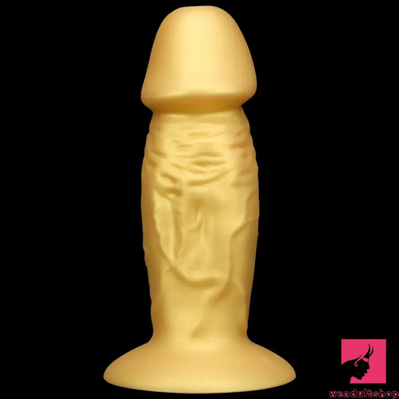 13.38in Super Long Big Silicone Soft Gold Dildo For Women Men