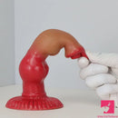 6.69in 7.48in 9.06in Silicone Fantasy Animal Dog Soft Cock Dildo