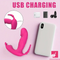 4.8in Small App Controlled Wearable Vibrating Tapping Vibrator Dildo