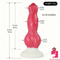 8.27in 9.2in 10.8in Fantasy Dog Cock Silicone Big Knot Soft Male Dildo