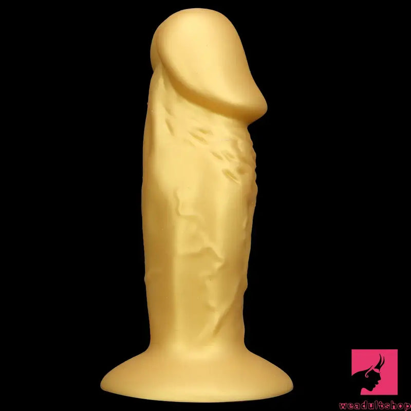 13.38in Super Long Big Silicone Soft Gold Dildo For Women Men