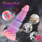 8.46in Fantasy Luminous Monster Silicone Soft Dildo Anal Clit Opener