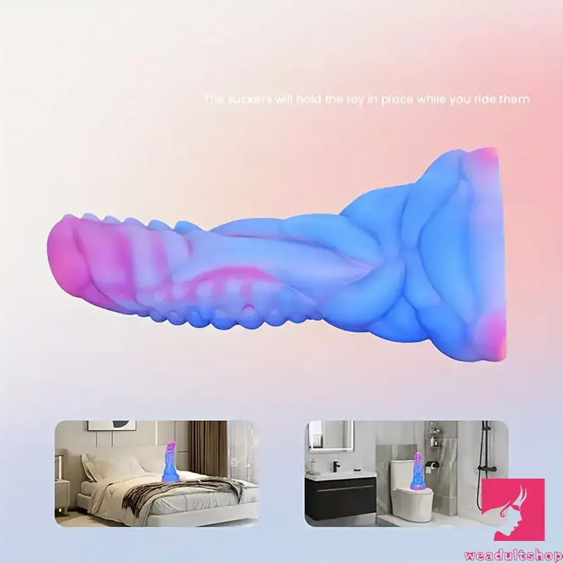 7.87in Fantasy Monster Silicone Soft Dildo External Vaginal Opener