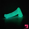 7.78in Liquid Silicone Fantasy Horse Glowing Luminous Real Dildo