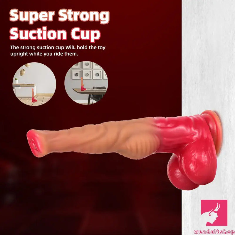 12.6in 14.37in 15.94in Liquid Silicone Animal Horse Cock Dildo Sex Toy