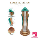 9.06in Silicone Soft Big Fantasy Snake Curved Dildo For Sex Toy