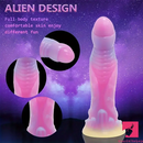 High-Quality Night-Glowing Liquid Silicone Odd Monster Dildo