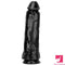 14.37in Large Thick Black Dildo For Anal Vaginal Expansion With Balls