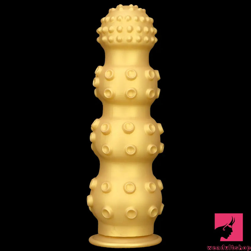 6.7in 9.84in 13.38in Gold Silicone Animal Octopus Big Butt Plug Dildo