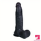 12.2in 13.4in Real Looking Silicone Large Long Flexible Ebony Dildo