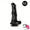 6.6in 7.8in 8.6in 9.8in Clear Black Horse Cock Dildo For Anus Vagina